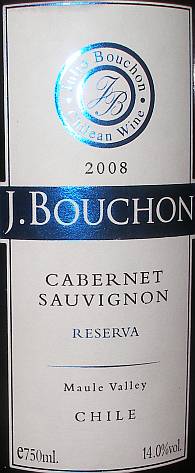 J.Bouchon Cabernet Sauvignon Reserva