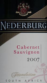 Nederburg Cabernet Sauvignon