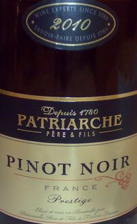Pinot Noir Patriarche Prestige
