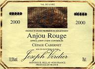 Chateau d`Angers Anjou Rouge Cepage Cabernet