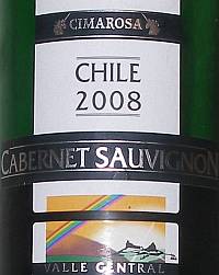 Cimarosa Chile Cabernet Sauvignon