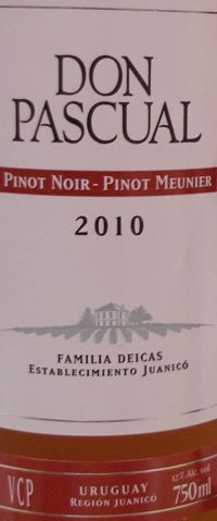 Don Pascual Pinot Noir Pinot Meunier