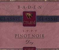 Baden Classic Cellars Pinot Noir