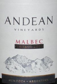 Andean Vineyards Trophy Malbec