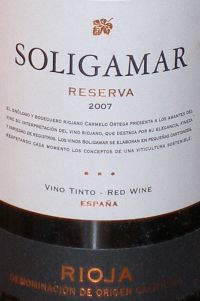 Soligamar Reserva Rioja