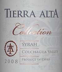 Tierra Alta Collection Shiraz