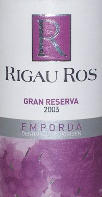 Rigau Ros Gran Reserva Emporda