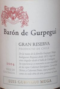 Baron de Gurpegui Gran Reserva