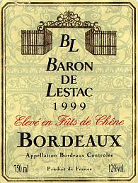 Baron de Lestac Bordeaux