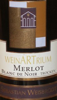 WeinArtRium Merlot Blanc de Noir Sebastian Weisbrodt