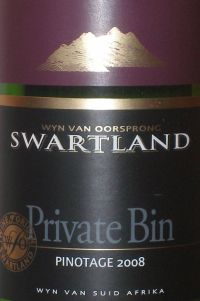 Swartland Private Bin Pinotage