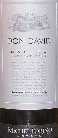 Don David Malbec Reserve
