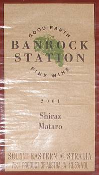 Banrock Station Shiraz Mataro