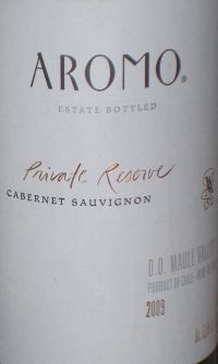 Aromo Private Reserve Cabernet Sauvignon